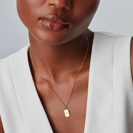 Tag Pendant Gold